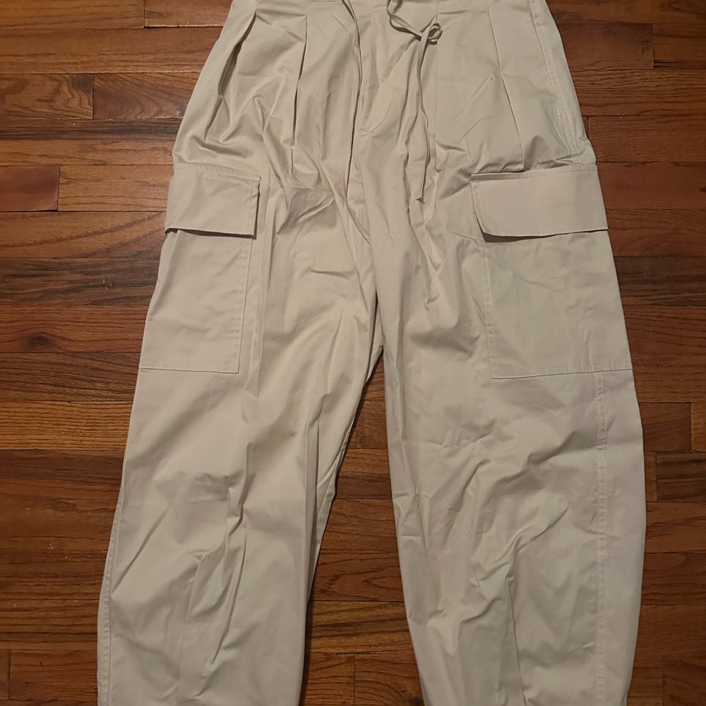 Zara Beige Cargo Pants